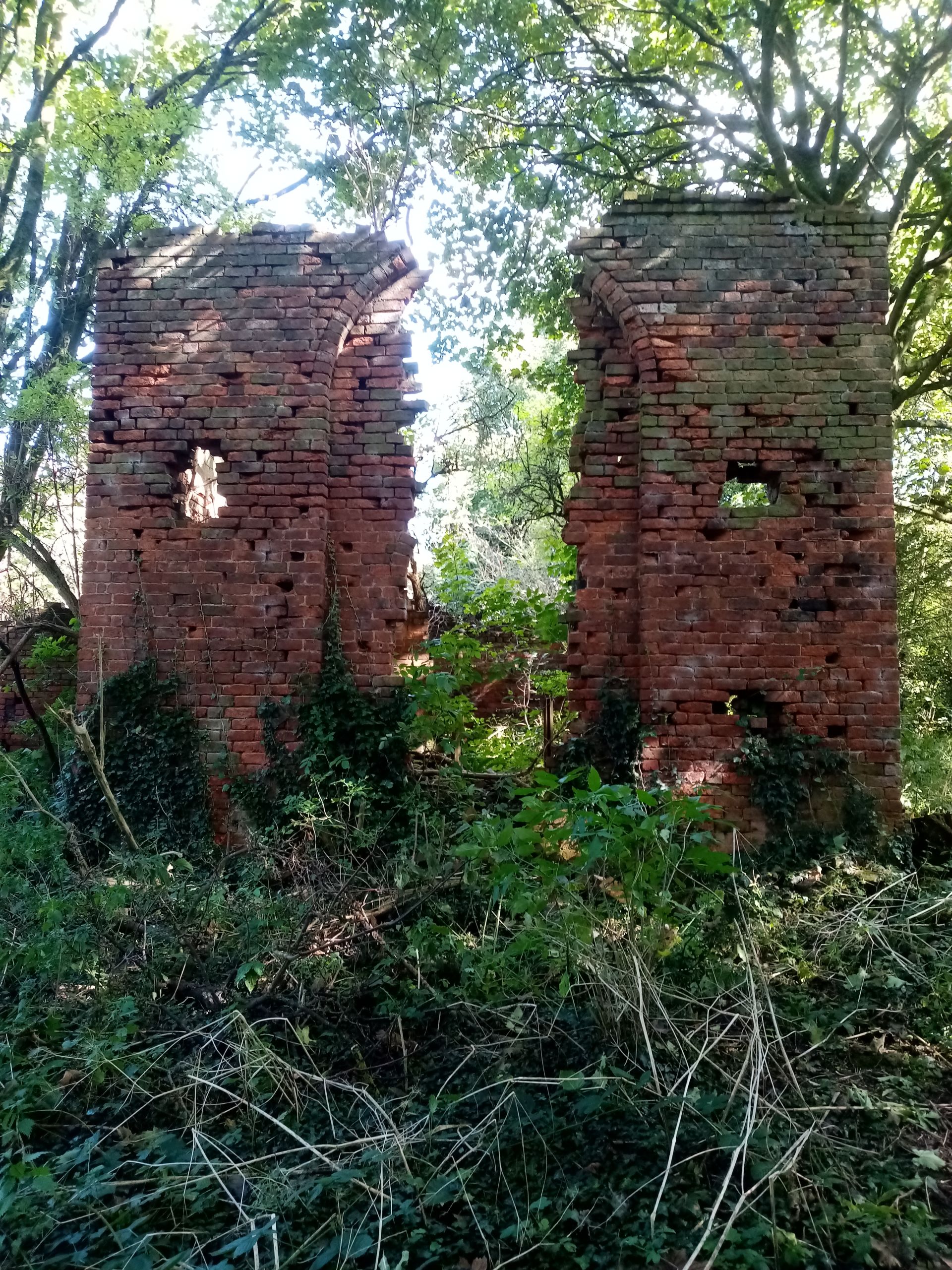 Ruins in Maybury Wood